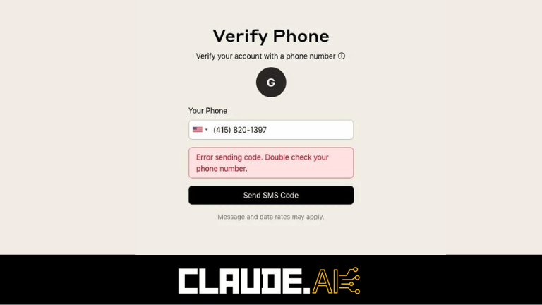 Claude AI Error Sending Code [2023]