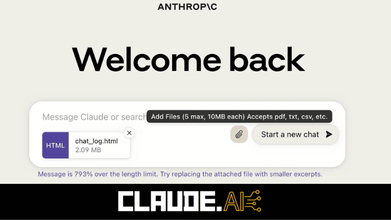 Claude AI File Upload 