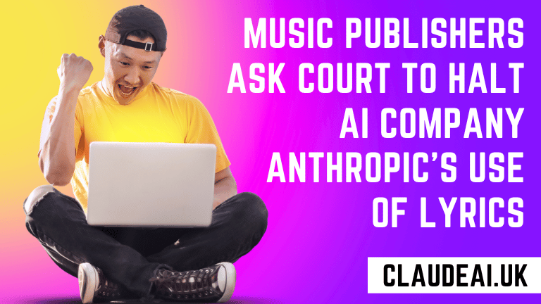 Music publishers ask court to halt AI company Anthropic's use of lyrics