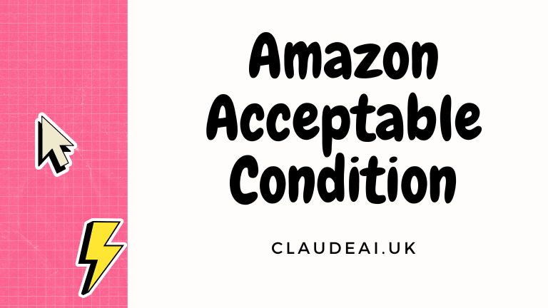 Amazon Acceptable Condition