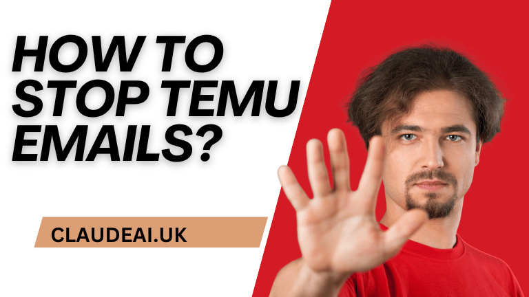 How to Stop Temu Emails